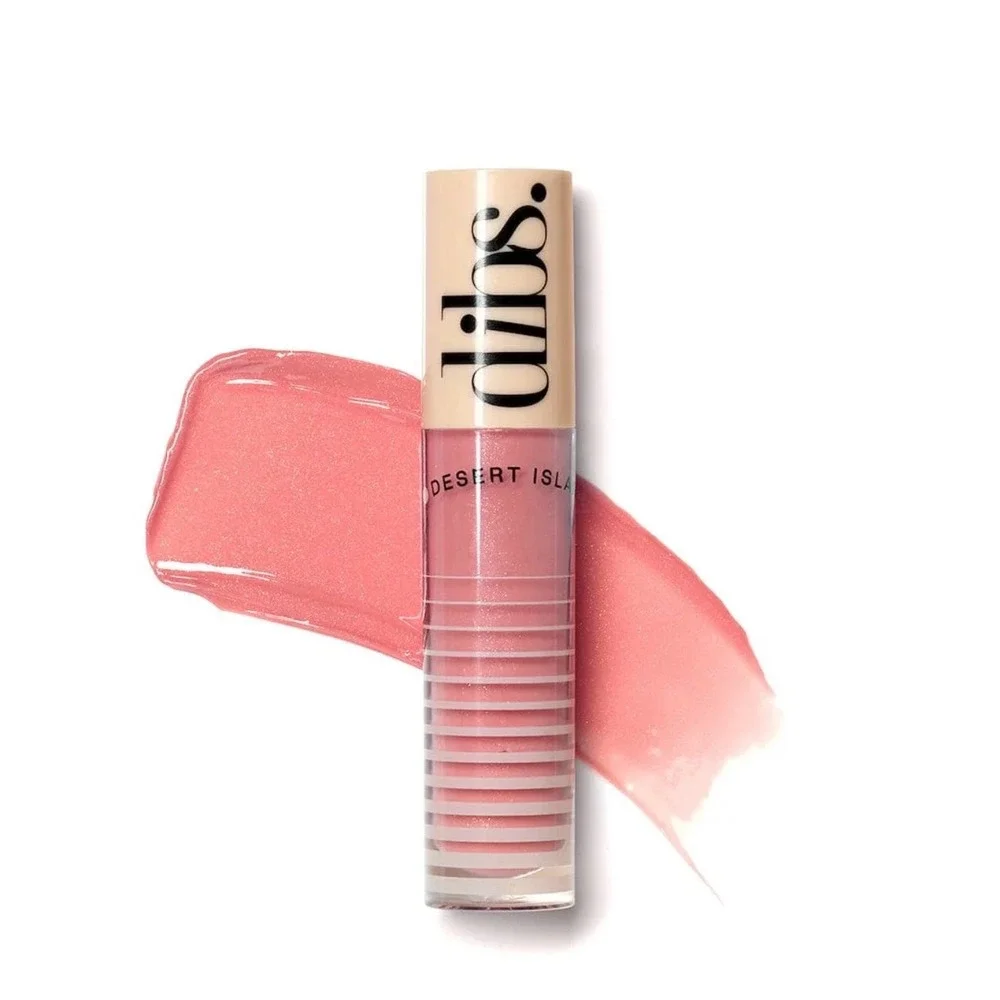 DIBS Beauty Go To Glossy Balm Italian Soda Pink‎ Shimmer 0.2oz NIB